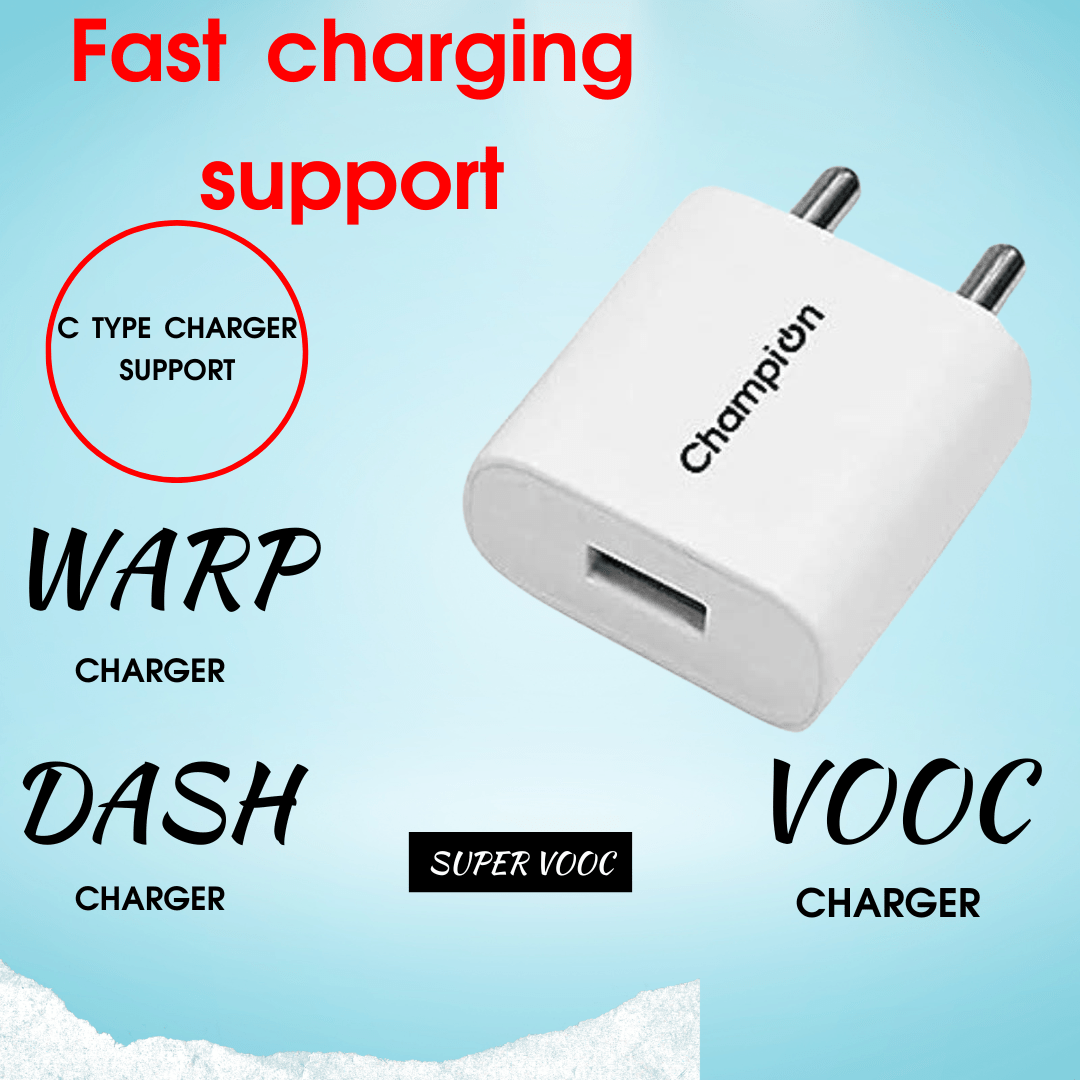 Champion 12W 5V/2.4A DC Single USB Port Mobile Charger | Wall Adapter for Android & USB Devices (Pack Of 20 Pcs) - Image 2
