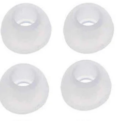 Silicone Rubber Earbuds for Realme Buds | Replacement Earpads & Earplugs | Medium Size Rubber Ear Cushions - Image 2