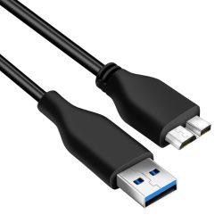 External Hard Drive USB 3.0 AM to Micro B Extension Data Cable for Hard Disk Cable charger