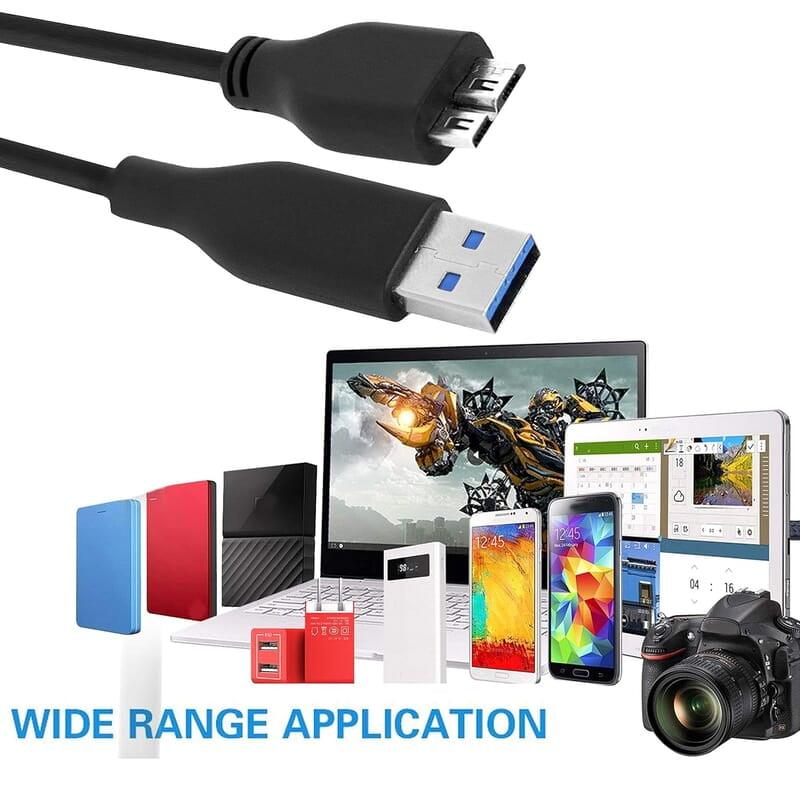 USB 3.0 AM to Micro B Extension Data Cable for Hard Disk Cable charger - Image 4
