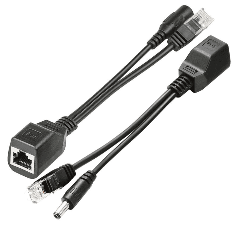 Passive POE Cable - Power Over Ethernet Injector/Splitter Kit RJ45 DC Power - Image 2