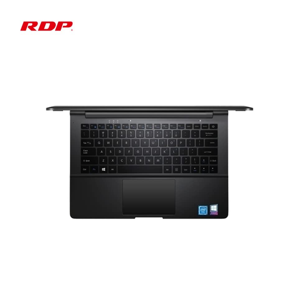 RDP ThinBook 1430B-14.1â€( 35.81cm) Ultra-Slim Laptop with Quad-Core Processor, 2GB RAM, 32GB Storage, Linux OS, (Black) - Image 2