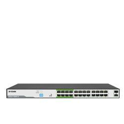 DGS-F1026P-E-img-1 D-Link DGS-F1026P-E 24GE PoE + 2 SFP Ports 250m POE Switch