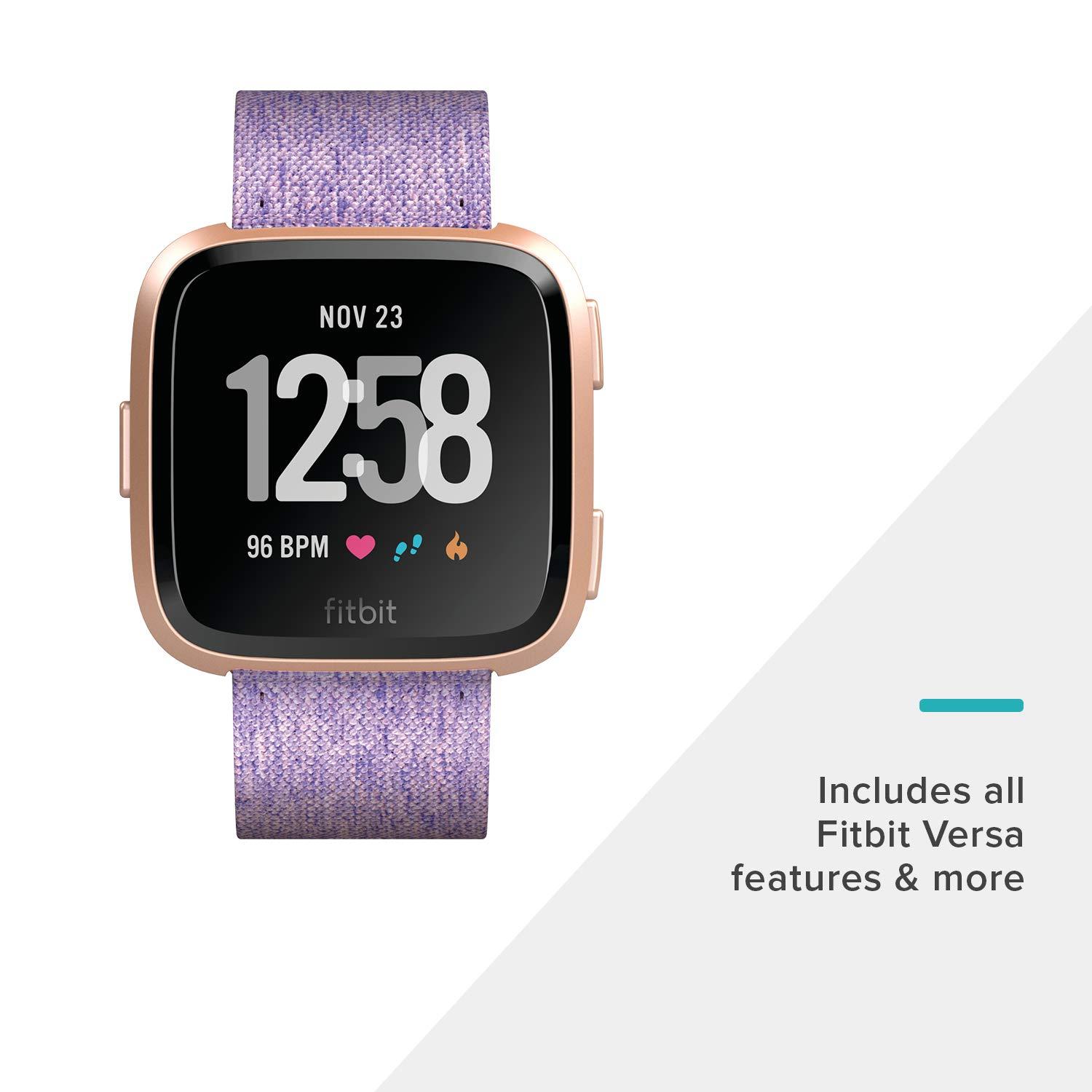 Fitbit Versa Special Edition Smartwatch, Lavender - Image 2