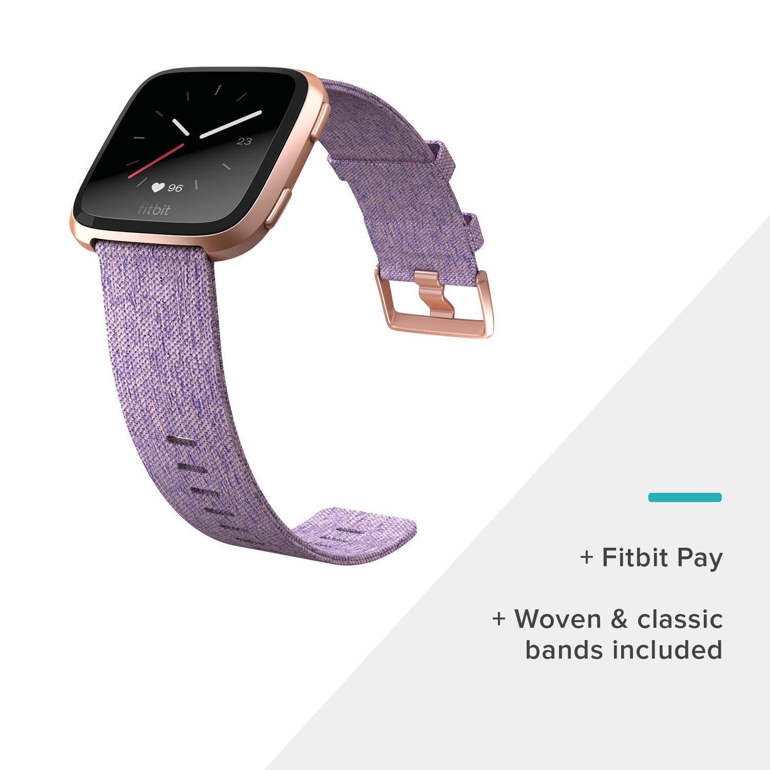 Fitbit Versa Special Edition Smartwatch, Lavender - Image 3