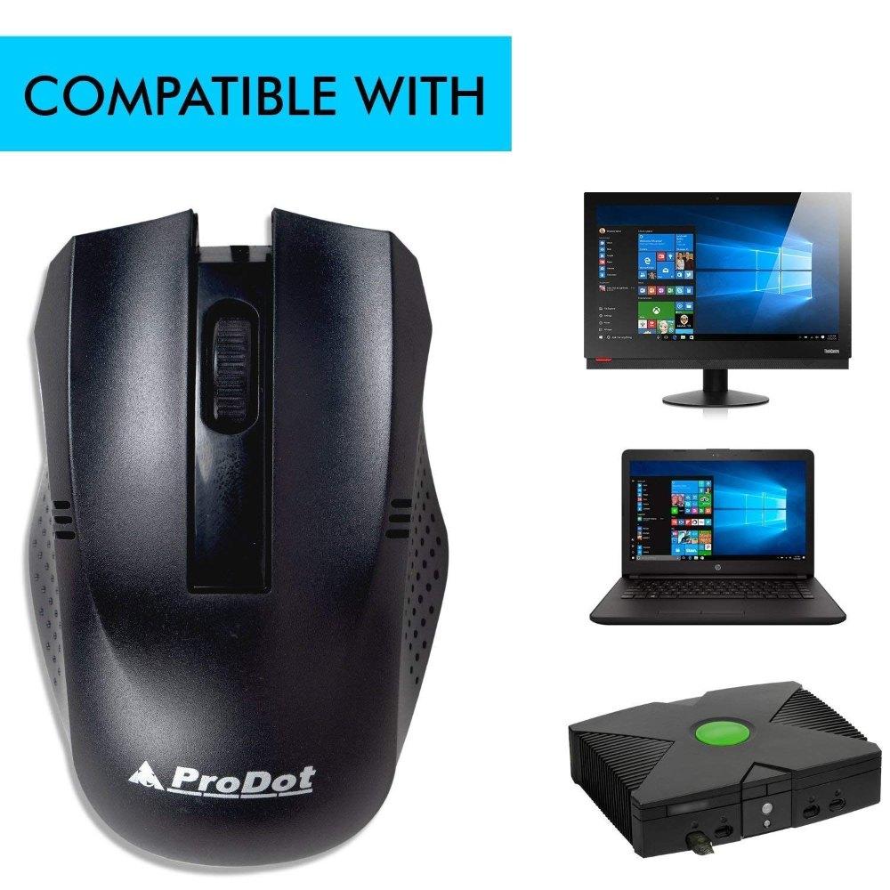 ProDot MU-253S Wired 3D Optical Mouse ,High-Precision, Ergonomic Design, Plug & Play USB Connectivity - Image 2
