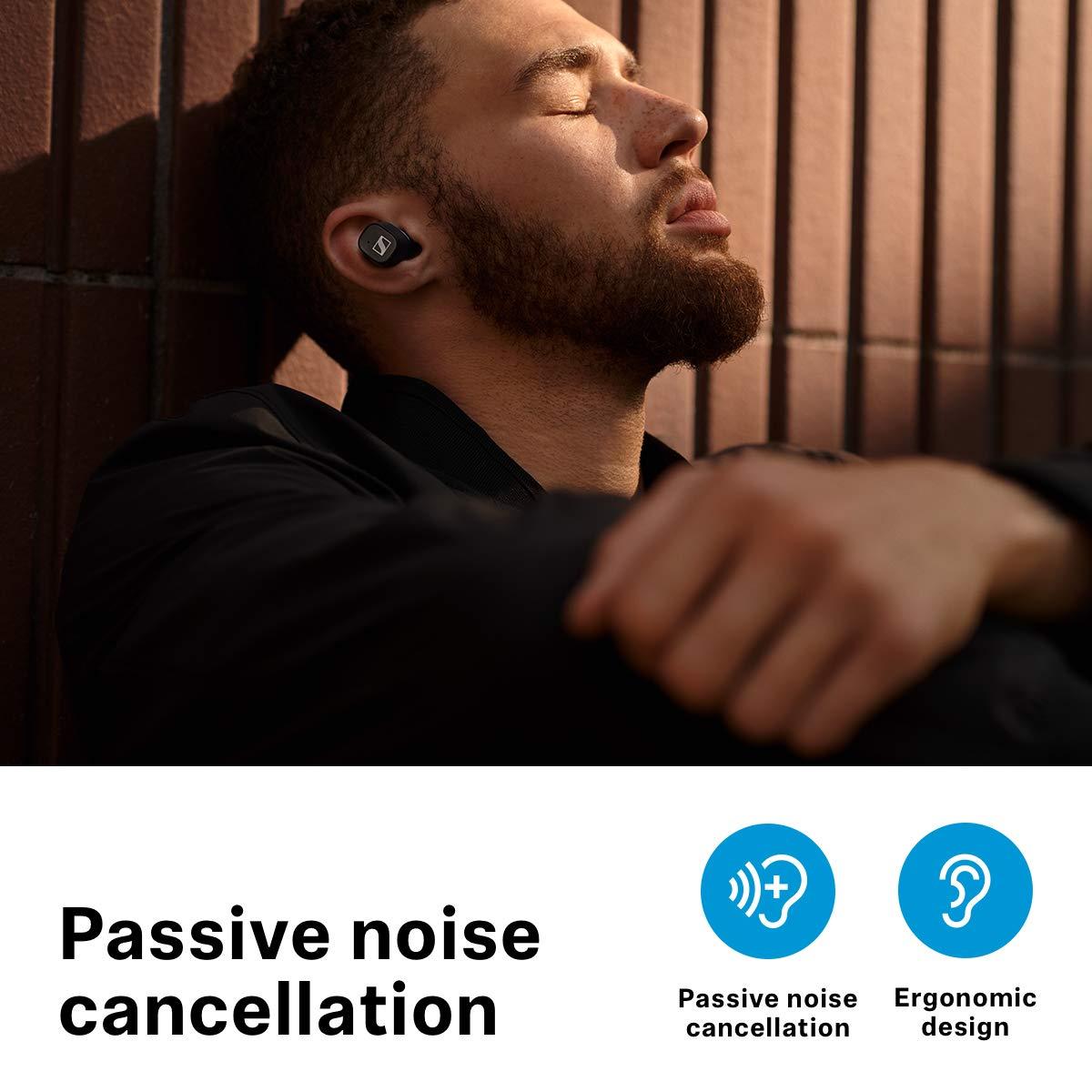Sennheiser CX 400BT Truly Wireless Bluetooth in Earbuds with Mic (Black) - Image 2