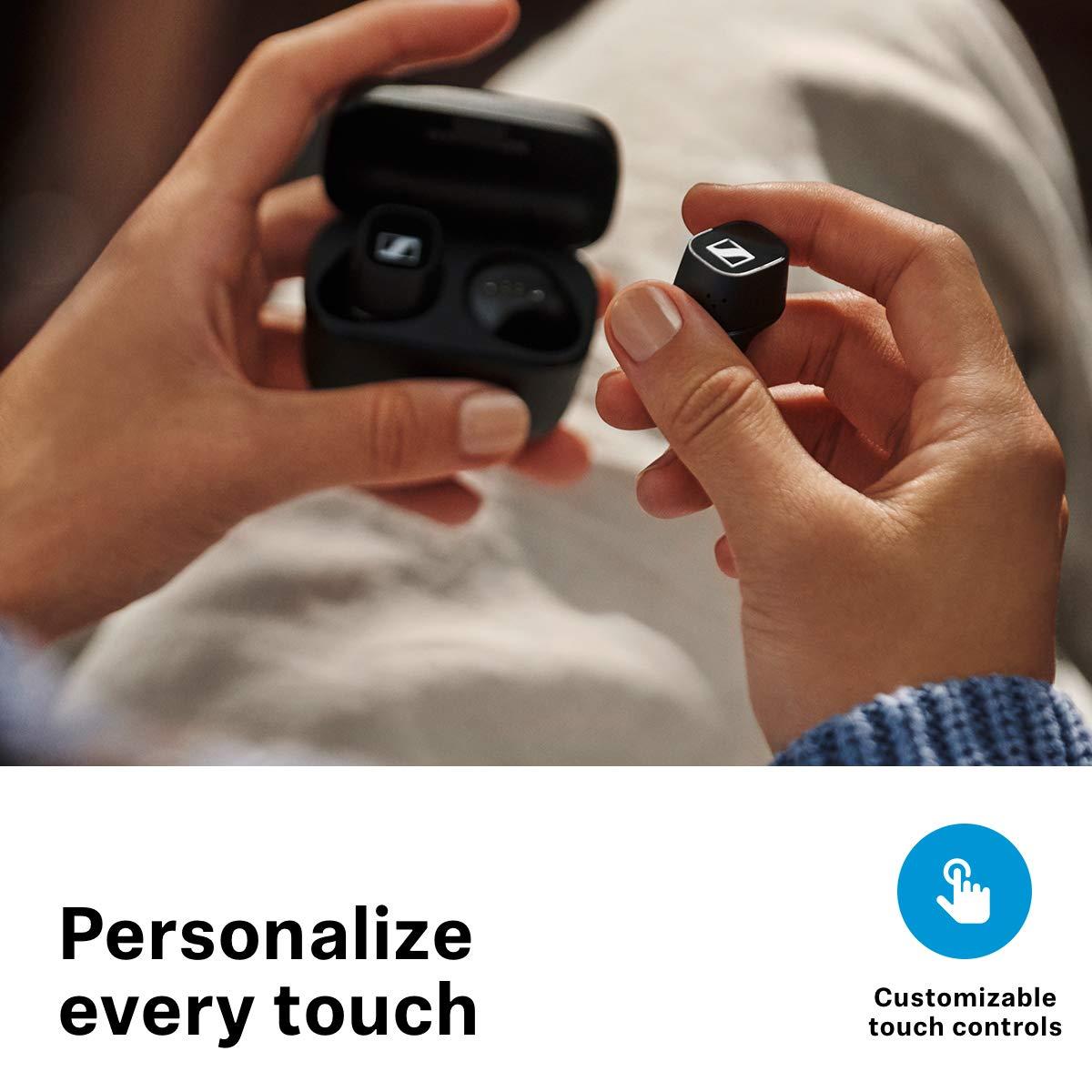 Sennheiser CX 400BT Truly Wireless Bluetooth in Earbuds with Mic (Black) - Image 3