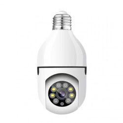 3MP Indoor Bulb Camera Wifi Camera | 3MP Indoor Bulb Camera Indoor 360° Smart Home Security Camera | Light Vision 24x7 Continuous Recording with Motion Sensor