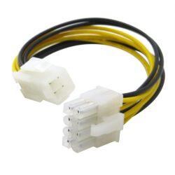 ATX 4-Pin Female to 8-Pin Male EPS 12V PSU Cable-2 ATX 4-Pin Female to 8-Pin Male EPS 12V PSU Cable CPU Power Adapter Cable