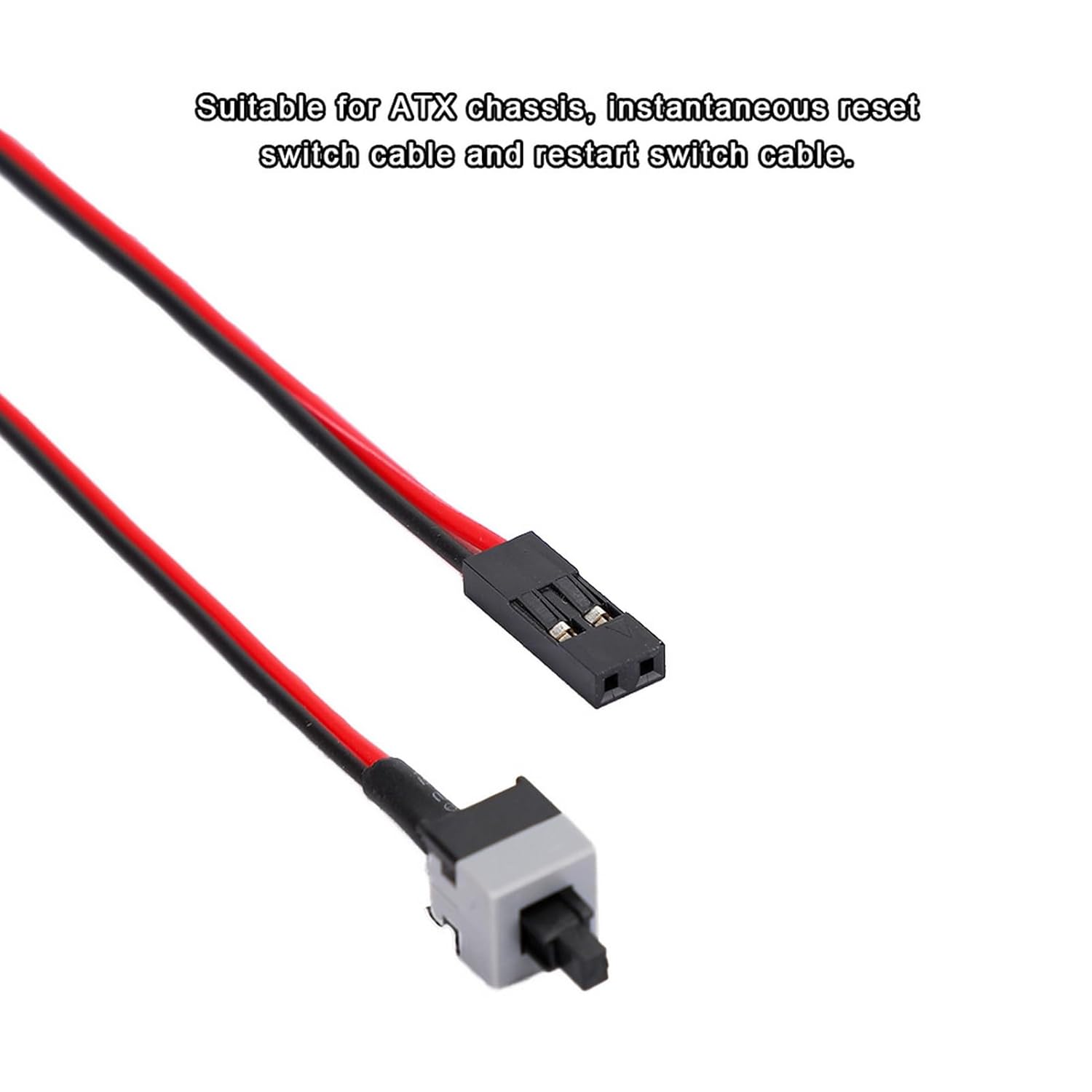 ATX Power Switch Cable for PC Computer Motherboard with On/Off/Reset Buttons - (Pack Of 100Pcs) - Image 3