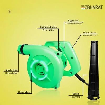 Air Blower 500W (Xtreme) Cum Dust Cleaner for AC/Home/PC, 14000 RPM Low Noise (Green) - Image 5
