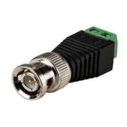 BNC Male Head Terminal Plug BNC Male Head Terminal Plug, Screw Monitoring Video Connector for CCTV Camera, Coaxial & Cat5/Cat6 Video Surveillance Adapter-Male