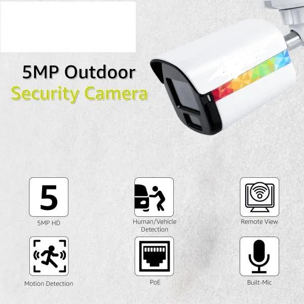 Bullet Camera IP Camera (Outdoor) | Smart Bullet Camera,Motion Detection | Color View | Low Illumination CMOS Image Sensor - Image 5