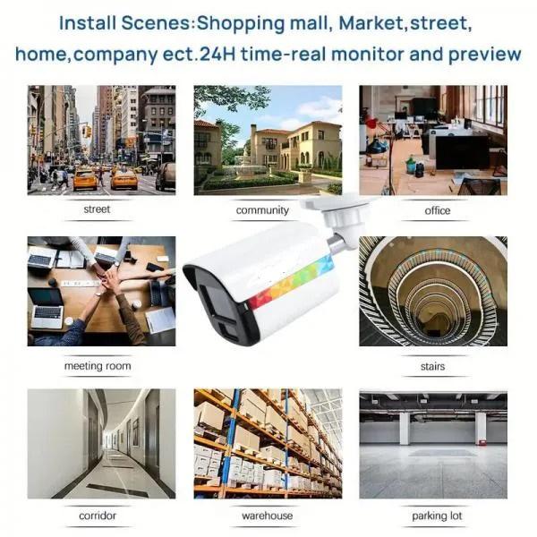 Bullet Camera IP Camera (Outdoor) | Smart Bullet Camera,Motion Detection | Color View | Low Illumination CMOS Image Sensor - Image 6