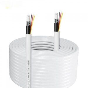 CCTV Cable 3+1 Coaxial for Video, Power and Audio Communication with Excellent Coating
