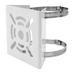 Camera Pole Mount Clamp Bracket for CCTV Security Camera Camera Pole Mount Clamp Bracket for CCTV Security Camera Indoor&Outdoor Universal Compatible with 2 Nos. Steel Looping Ring
