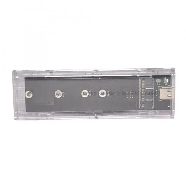 M.2 NVMe & M.2 SSD 2 in 1 Portable Enclosure with USB 3.1 Output Data Transfer rate upto 10 Gbps - Image 2