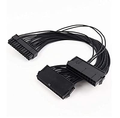 Dual PSU Power Supply 24-Pin Extension Cable for ATX Motherboard 24-pin to 24 (20+4) pin - Image 4