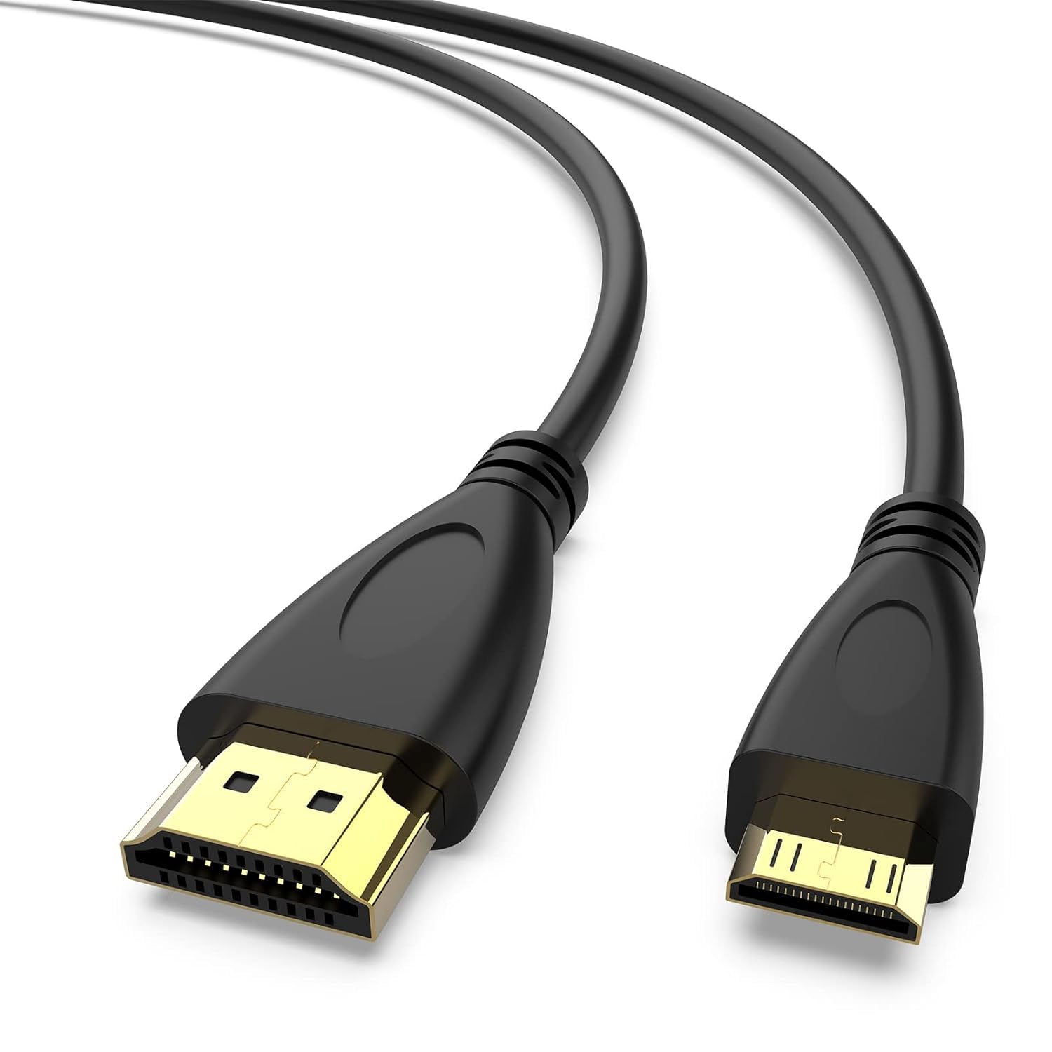 HDMI (Type A) to Mini HDMI Cable ,Compatible For Monitor, Tablet, Laptop, Television, Projector, HDTV, DSLR, Camera - Image 2