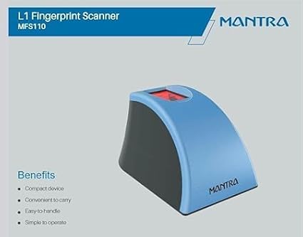 Mantra MFS 110 L1 Biometric Single Fingerprint Scanner, Aadhaar Authentication Device | Latest Updated RD Service | High Securety and Fast scanning | Reliable and Durable - Image 4