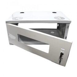 Metal CCTV Network Rack Metal CCTV Camera/Network Rack/Server Rack/ DVR/NVR Cabinet Box/DVR Rack Wall Mount with Lock (4U CCTV FOLDABLE Rack) - (Size: 56cm x 57cm x 8cm)