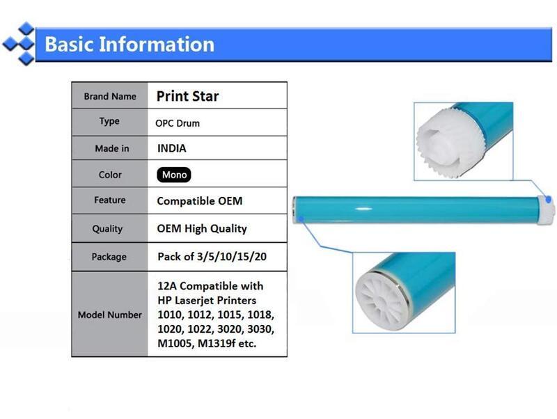OPC Drum Compatible with HP HP 36A, 35A, 78A, 83A, 88A and Canon 328, 337, 912, 925 Printers - Image 5