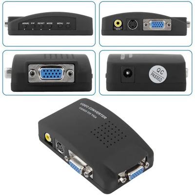 PAL to VGA Video Converter , AV/S-Video/BNC to VGA | Multi-Resolution Support | NTSC/PAL/SECAM Compatible - Image 2