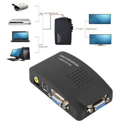 PAL to VGA Video Converter , AV/S-Video/BNC to VGA | Multi-Resolution Support | NTSC/PAL/SECAM Compatible - Image 3