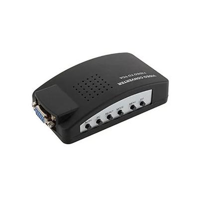 PAL to VGA Video Converter , AV/S-Video/BNC to VGA | Multi-Resolution Support | NTSC/PAL/SECAM Compatible