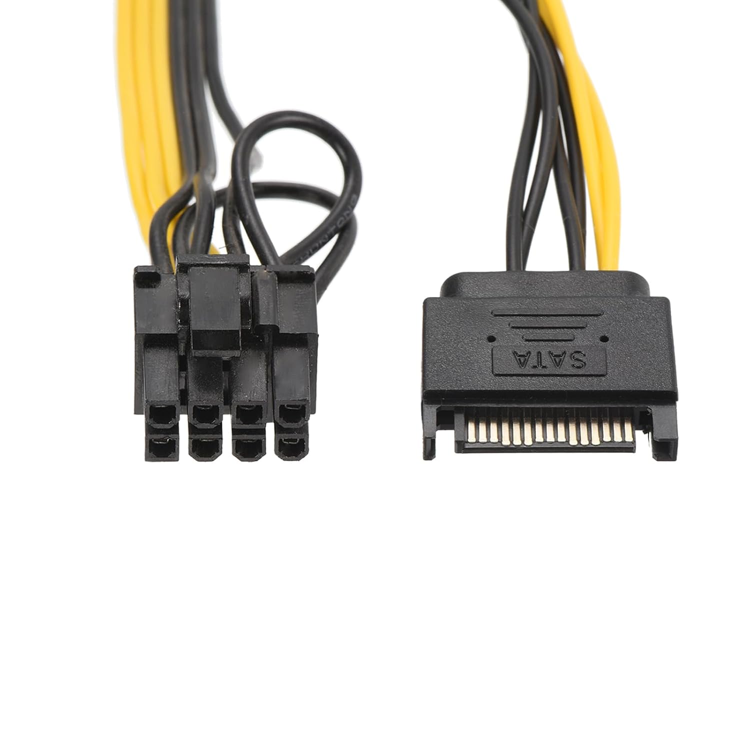 PCI Express 15 Pin to 8-Pin(6+2) Male Connector For Graphics Video Card Power Cable Connector - Image 2