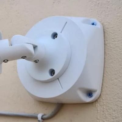 PVC Round Junction Box , Indoor/Outdoor with Nails , (5X5) For CCTV Cameras - Image 2