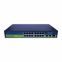 Poe Switch (24Ge+4+2Ge+2Sfp) Over Ethernet Switch Full Giga Port Poe Ai (24Ge+4+2Ge+2Sfp) Over Ethernet Switch Full Giga Port, 802.3Af/At Poe+ 100Mbps, 450W Built-In Power, Extend To 250Meter, Unmanaged Metal Plug And Play