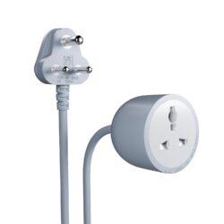 Power Cord Extension Cable Power Cord Extension Cable (Male to Female) with Heavy Duty Long Wire Cord, Single Outlet Socket, 3 pins Extension Cord for Indoor Outdoor Use