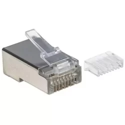 RJ-45 CAT-5 & CAT-6 SFTP Connector RJ-45 CAT-5 & CAT-6 SFTP Connector - High-Speed Shielded Ethernet Cable Connector for Reliable Networking (Pack Of 50Pcs)