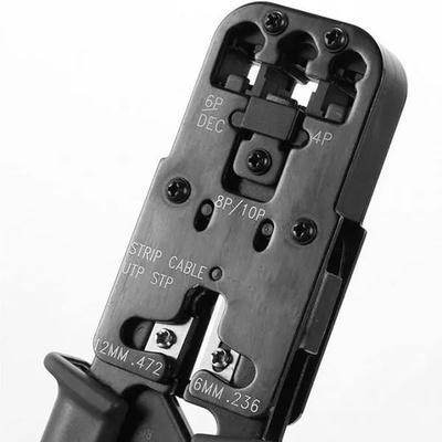 RJ45 Crimping Tool, Network Crimper Tool for 8P 6P 4P RJ-4, RJ-12 RJ-11 RJ-9 RJ-12 DEC | 6P6C Modular Plugs,Cat6 Cat5 Cat5e Stripping Cutting Crimping Network Cable Tester | All-in-One Crimp Pliers - Image 5