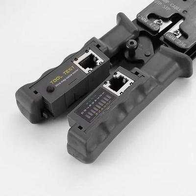 RJ45 Crimping Tool, Network Crimper Tool for 8P 6P 4P RJ-4, RJ-12 RJ-11 RJ-9 RJ-12 DEC | 6P6C Modular Plugs,Cat6 Cat5 Cat5e Stripping Cutting Crimping Network Cable Tester | All-in-One Crimp Pliers - Image 4