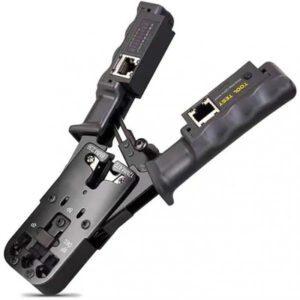 RJ45 Crimping Tool, Network Crimper Tool for 8P 6P 4P RJ-4, RJ-12 RJ-11 RJ-9 RJ-12 DEC | 6P6C Modular Plugs,Cat6 Cat5 Cat5e Stripping Cutting Crimping Network Cable Tester | All-in-One Crimp Pliers