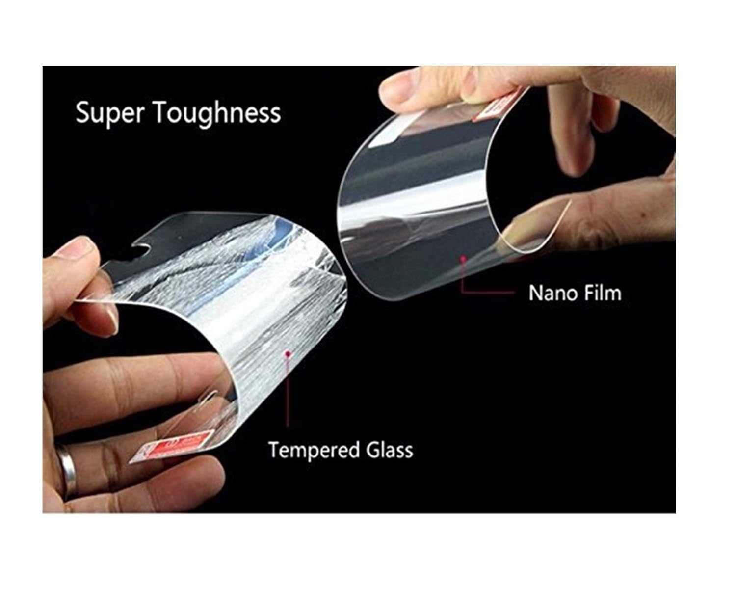 Tempered Glass for iPhone 5 / 5s / SE Transparent HD +9H Hardness Toughened Screen Protector - Image 2