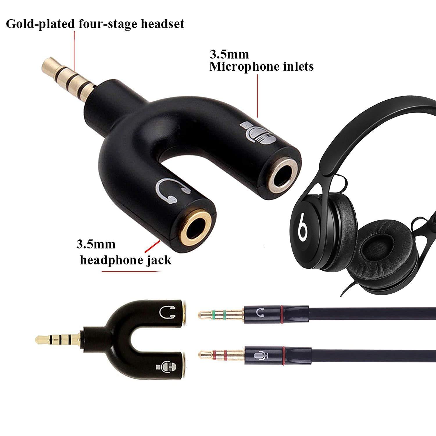 Sterio (Male) To 2 Female Aux (Cable) Convertor Extender Jointer for Amplifiers, Subwoofers, Speaker Cables, AV receivers, CD players (U-Shape) - Image 4