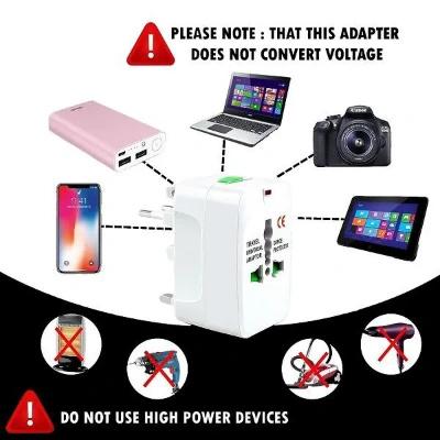 Travel Universal Adapter with LED and Child Safety Shutter-Universal Socket - Image 3