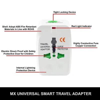 Travel Universal Adapter with LED and Child Safety Shutter-Universal Socket - Image 6