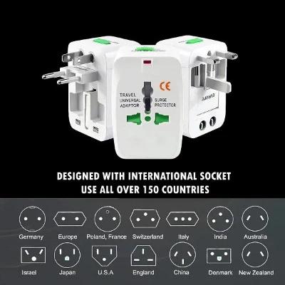 Travel Universal Adapter with LED and Child Safety Shutter-Universal Socket - Image 2