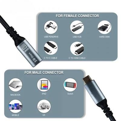 USB C Extension Cable 3.1 (Male to Female) | 10Gbps, 4K UHD | Type-C Extender for MacBook, iPad, Dell XPS, Nintendo Switch - Image 4