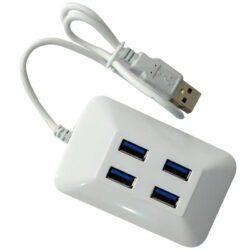 USB Hub 4Port High-Speed for Pendrive USB Hub 4Port High-Speed for Pendrive, Mouse, Keyboards, Camera, Mobile, Desktop, Tablet, PC, Laptop, TV Digital Cameras, Card Readers, USB Speakers (White)