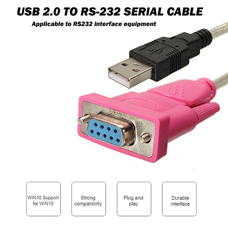 USB To Serial DB9 Male (9 Pin) RS232 Cable Adapter - Image 4