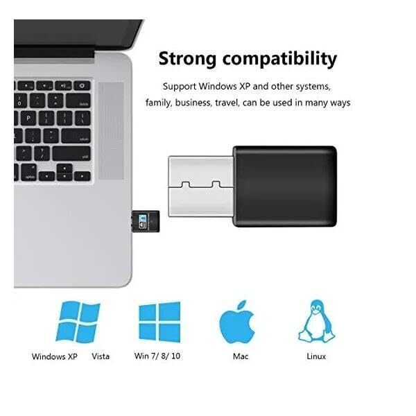 USB WiFi Adapter AC300 with DVR Support, 300Mbps Nano Wireless Dongle for PC and Laptop - Image 4