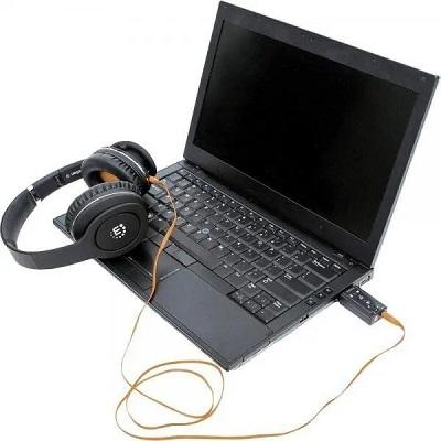 USB to 3.5mm Jack Audio Adapter | 7.1 External USB Sound Card for PC, Headphones & Microphone (Black) - Image 3