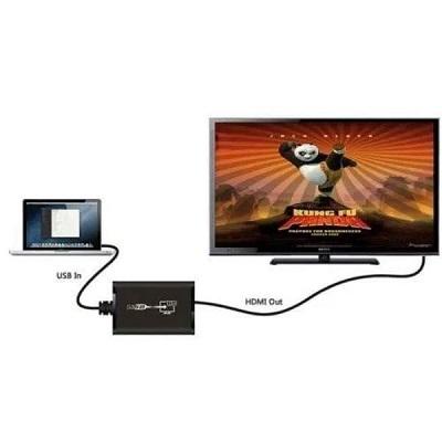 Usb 3.0 To Hdmi Hd Video Leader | Video Graphics Cable Adapter, for Laptop Computer, HDTV TV, Projector, with Audio Output Multiple Monitors - Image 2
