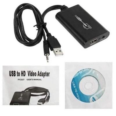 Usb 3.0 To Hdmi Hd Video Leader | Video Graphics Cable Adapter, for Laptop Computer, HDTV TV, Projector, with Audio Output Multiple Monitors - Image 3